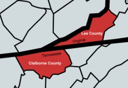 Lee and Claiborne Counties